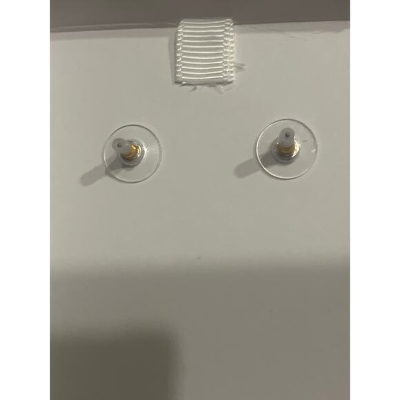 True To Form Gold tone Green Blue Prism Pave Crystal Turtle Earrings - Picture 6 of 7